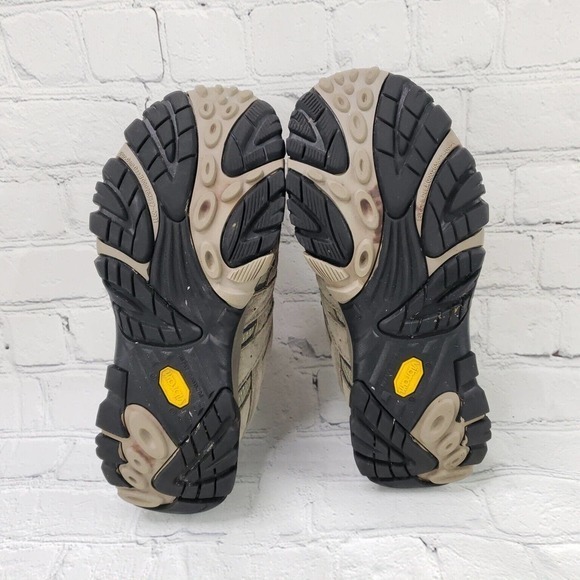 MERRELL MEN'S MOAB 2 WATERPROOF HIKING LACE COMFORTABLE SHOES BARK J08871 SIZE 8 - Picture 8 of 9